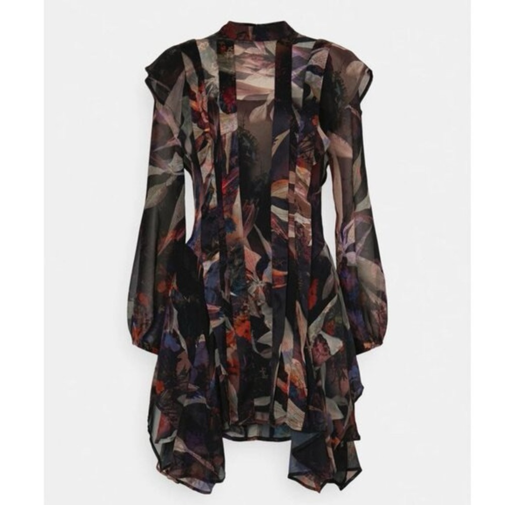 All Saints Fleur Abstract Dress - Picture 2 of 5